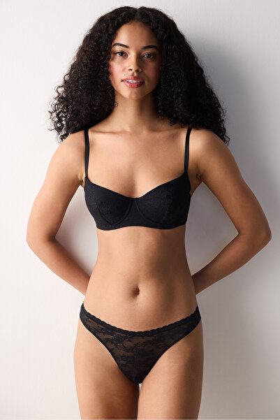 Penti Valeria Lace Black Lace Bra