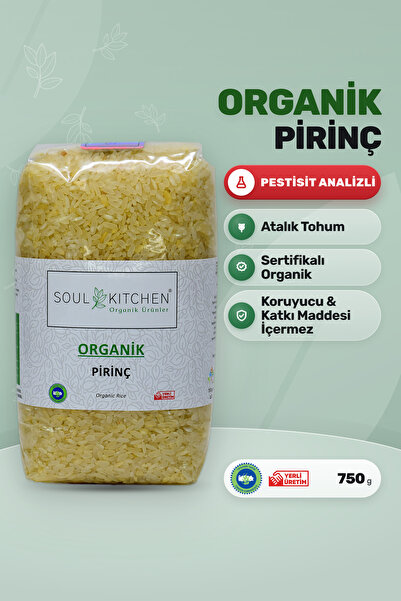 Soul Kitchen Organik Ürünler Organik Pirinç Katkısız 750 g