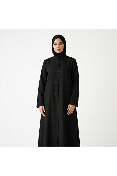 lutezi Darlina Women's Gulf Abaya Straight Shoulder Cut Linen Fabric Abaya fo...