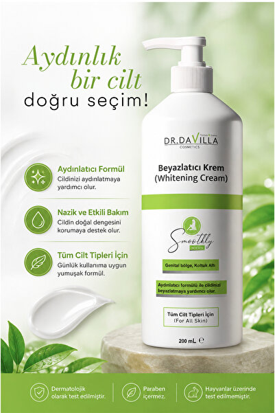 Smoothly DR.DAVİLLA 200ml. Genital bölge beyazlatıcı koltuk altı kararma önle...