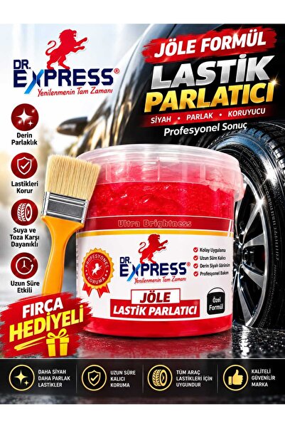 Drexpress Premium Lastik Parlatıcı Jöle 500 ml Parlak Görünüm Uzun Süre Etkil...