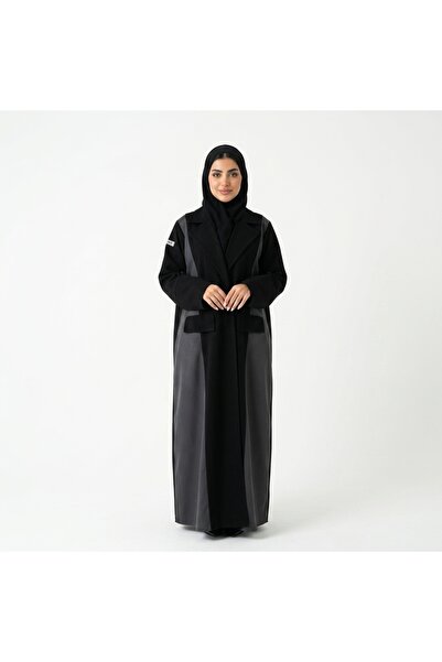 lutezi Sela Wrap Abaya for Women in Straight Cut Kluh Style - Linen Fabric wi...