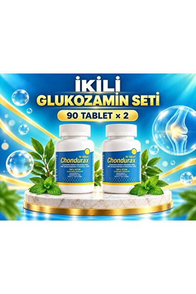 Chondurax Glukozamin Chondroitin Msm D3 Vitamini 90 Tablet - 2 Lİ PAKET