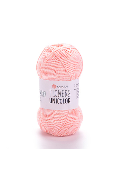 Yarnart Λουλούδια Unicolor - Πλεκτό Χέρι Νήμα Ροζ-734