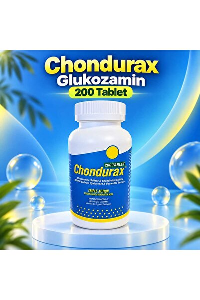 Chondurax Triple Action Glucosamine Chondroitin Msm 200 Tablet Gıda Takviyesi...