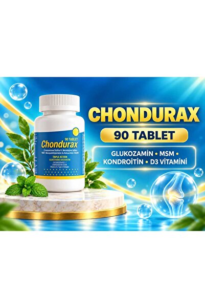 Chondurax Condurax Glukozamin Kondroitin Msm Tip 2-5-10 Kolajen Içeren 90 Tablet