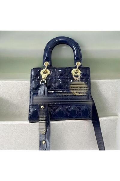 genric Luxury Leather Bag in Navy Blue