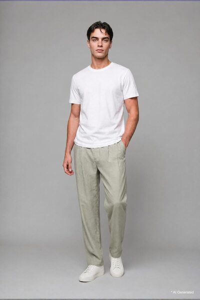 DeFacto Ultra Soft Regular Fit Crew Neck Short Sleeve T-Shirt H9814Ax26Hs