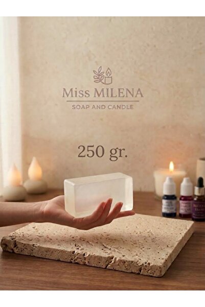 Miss Milena Şeffaf Sabun Bazı Transparan Erit Dök Sabun Bazı 250gr Miss-Milena