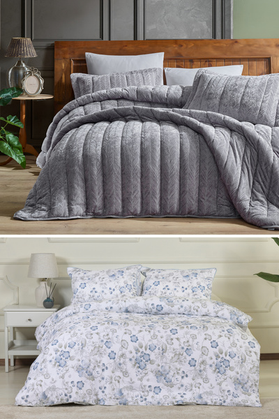 Elart Velvet Prime Set 10 Pieces Gray