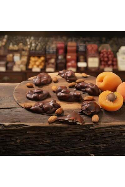 Dark Brown Roş Çikolata - Kayısı Çekirdekli Sütlü Lezzet 500 Gram