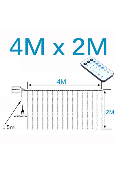 Choice EU plug 220V Warm White 4mx2m 6Mx3M Icicle Fairy Lights LED Curtain St...