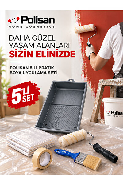 Polisan 5'Lİ PRATİK BOYA UYGULAMA SETİ