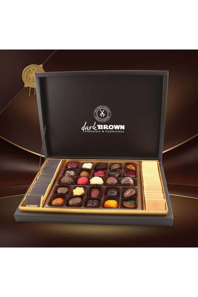 Dark Brown Karışık Spesiyel ve Madlen Hediyelik Çikolata 800 Gr