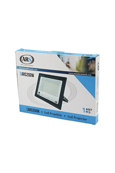 shopwave TEKLİ 200W LED PROJEKTÖR 29X22CM AYDINLATMA AÇISI: 120 DERECE 50.000...