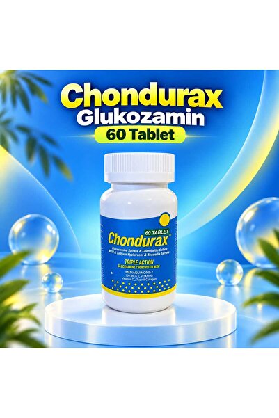 Chondurax Glucosamine Ve Chondroitin Sulfate Msm 60 Tablet Gıda Takviyesi D3 ...
