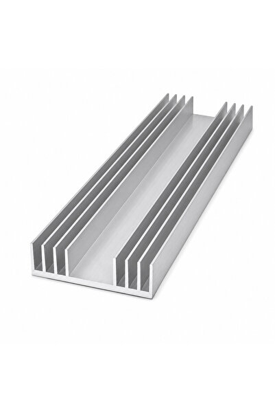 Ledarmy Alüminyum Soğutucu Blok 19x80mm Isı Emici 1 Metre LED Aydınlatma Devr...