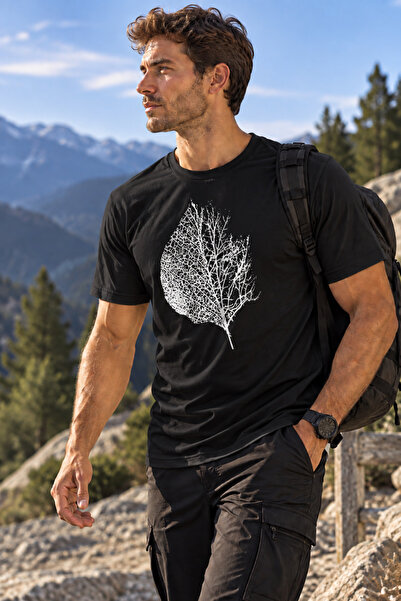 GENIUS STORE Store Unisex Baskılı Tişört Outdoor Normal Kalıp Tshirt