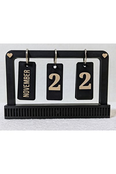 Genel Markalar Dekoratif Halkalı / Sallantılı Masaüstü Kalender & Tarih Tablosu