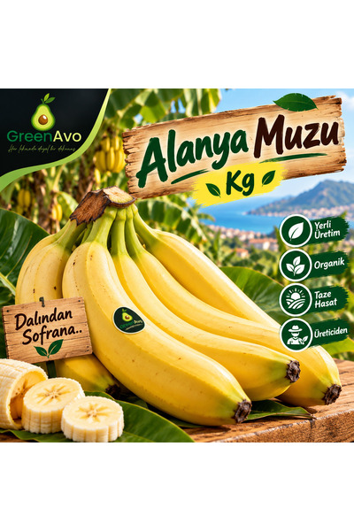 GreenAvo Yerli Alanya muzu kg