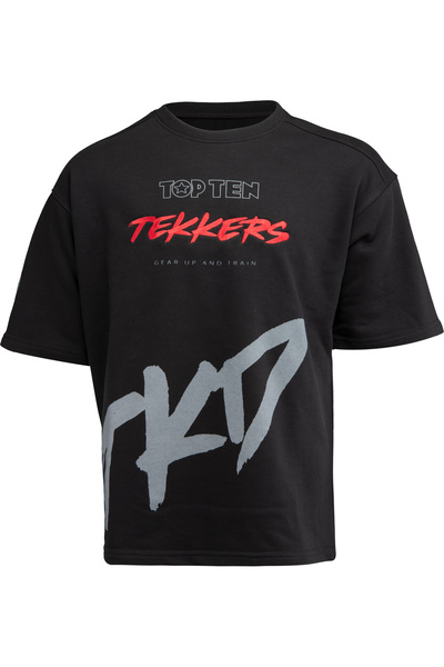 Top Ten Tricou “TKD Tekkers” - negru, marime L