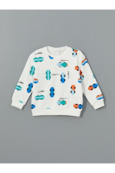 LC Waikiki Crew Neck Printed Boy's Sweatshirt - S56429Z1