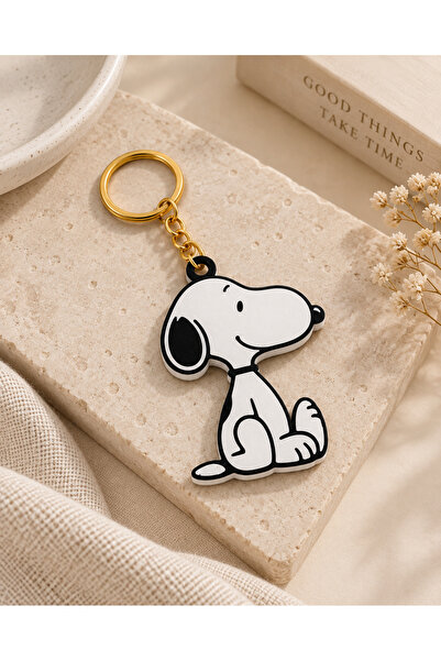WOWOLAB Snoopy Figürlü Anahtarlık 3D Baskı PLA Çanta Aksesuarı