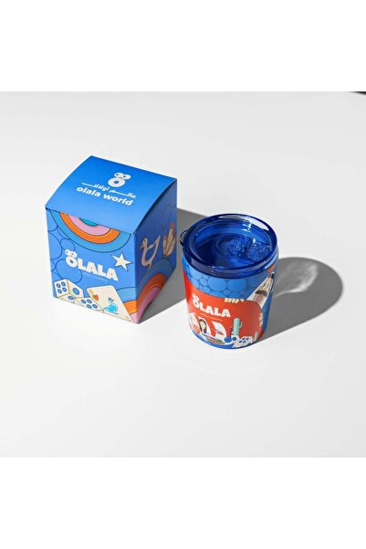 OLALA Roastery كوب أولالا وورلد - أزرق (8 أونصات)