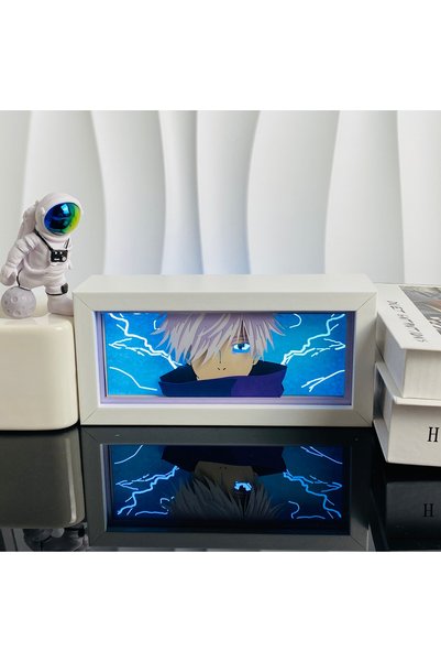 Choice4 صندوق إضاءة أنمي من بانداي 119-RGB، صندوق إضاءة ظلي مقصوص من الورق، إ...