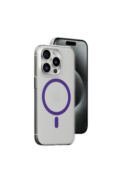 Generic Brand Joko Apple iPhone 14 Pro Case Bubble Magsafe Cover - Purple