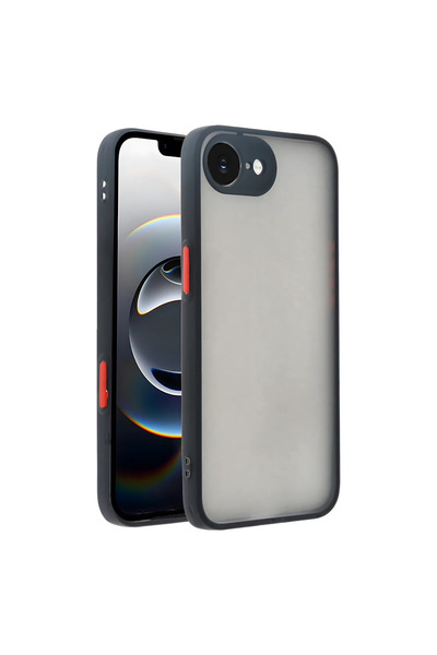 Generic Apple iPhone 16E Case Montreal Silicone Cover - Black