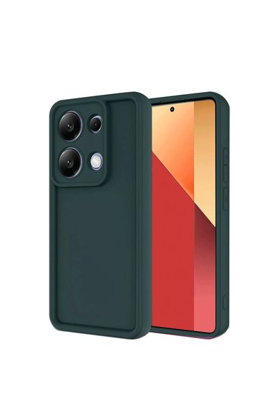 FMA حافظة هاتف Xiaomi Redmi Note 13 Pro 4G من السيليكون Viera - أخضر داكن