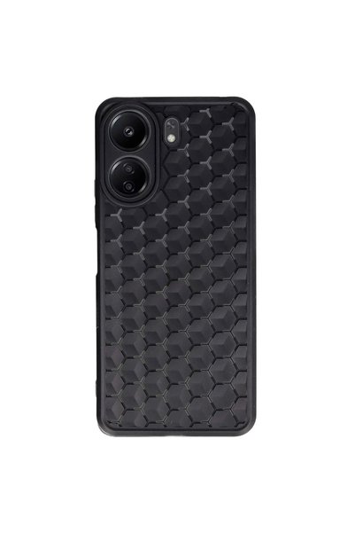 Generic Brand غطاء حماية من السيليكون على شكل قرص العسل لهاتف Xiaomi Redmi 13...