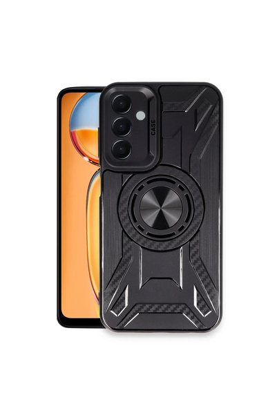 OtoTech حافظة سامسونج جالاكسي A55 5G من السيليكون لينكولن - أسود