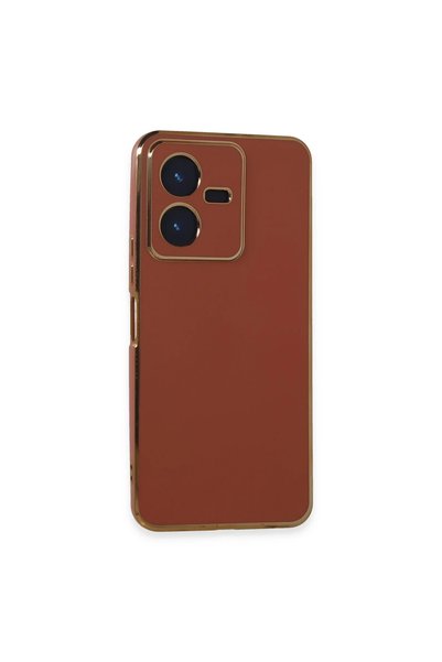 Generic Brand Vivo Y22 2022 Case Volet Silicone - Red