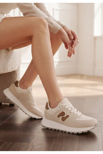 B T Shoes Sneakers dama Neilina bej