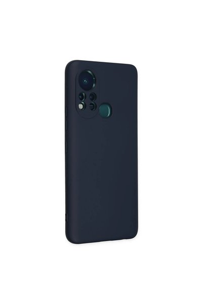 FMA Infinix Hot 11S Case Nano Velvet Silicone - Navy Blue