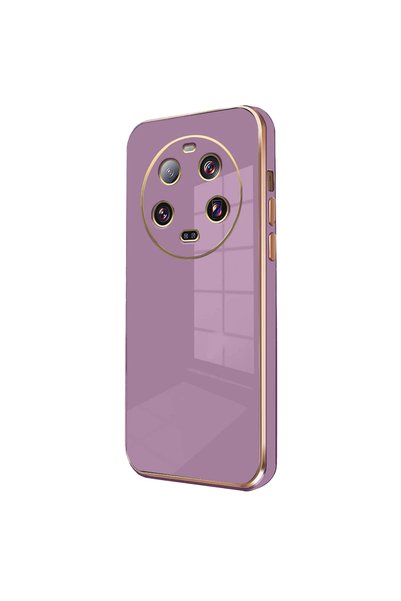 Generic Brand Xiaomi Mi 14 Ultra Case Volet Silicone - Purple