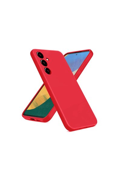 FMA Samsung Galaxy A36 Case Nano Inside Velvet Silicone - Red