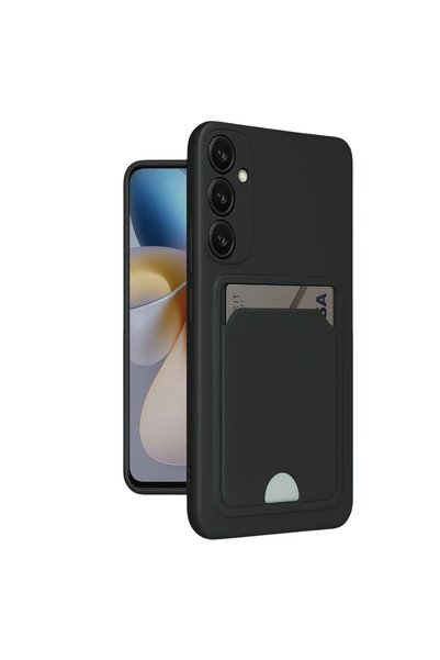 OtoTech Samsung Galaxy A16 5g Case Kelvin Silicone with Business Card - Black