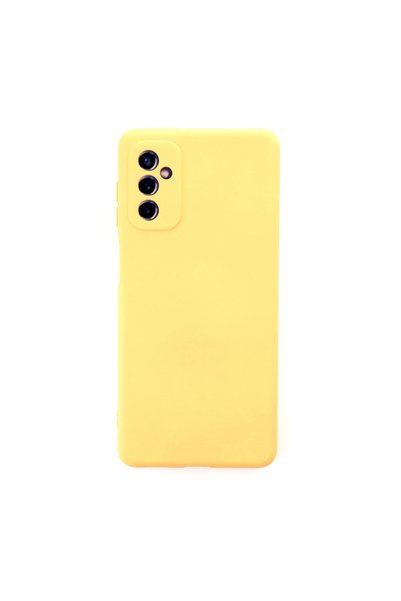 OtoTech حافظة سامسونج جالاكسي M52 5G مع داخل نانو مخملي من السيليكون - أصفر