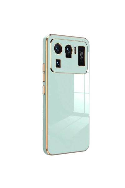 Generic Brand Xiaomi Mi 11 Ultra Case Volet Silicone - Light Green
