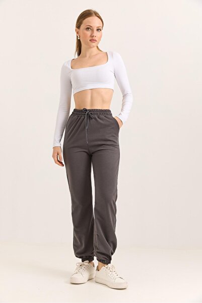 Juuuj Smoked Two-Thread Fabric, Elastic Waist, Comfortable Fit, Printed, Pock...