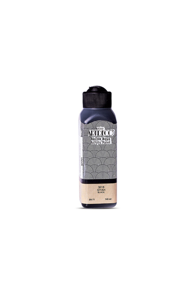 Artdeco Akrilik Boya 140ml Siyah 3618