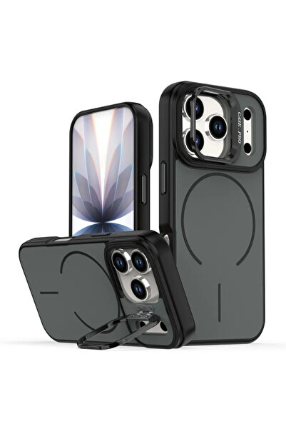 Rivor Apple iPhone 17 Pro Max & iPhone 18 Pro Max Uyumlu Kılıf Kamera Standlı...