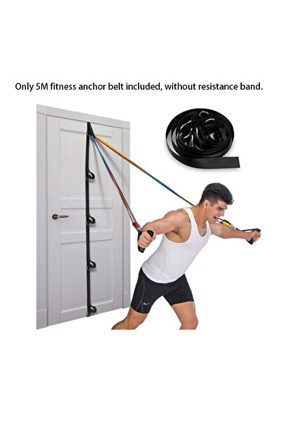 EHOME Slim Door Anchor Strap for Resistance Bands,Multi-Point Resistance Band...
