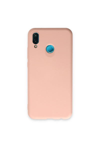 OtoTech حافظة هواوي P20 لايت مع داخلية نانو مخملية من السيليكون - بودرة