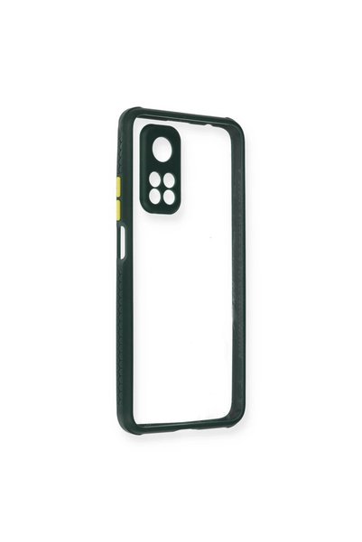 FMA Xiaomi Mi 10T Pro Case Miami Transparent Silicone - Dark Green