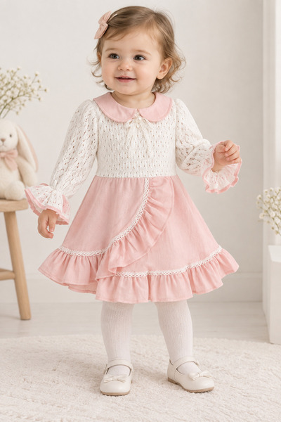 altıntop bebe Fırfırlı elbise