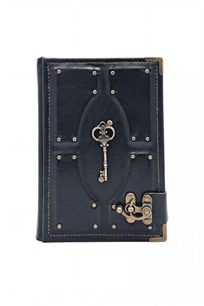 OZ CRAFT NOTE Hakiki Deri El Yapımı Defter – GECE ANAHTARI (Gece Serisi)